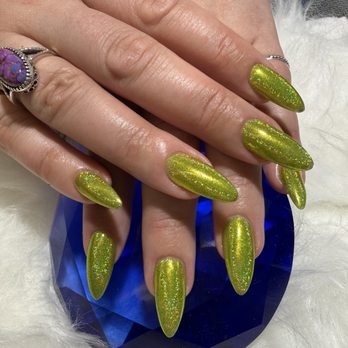 Lyly Nails - Holographic chrome manicure - Nail Salons Near Me - Seattle, Washington Lyly Nails - Holographic chrome manicure - Nail Salons Near Me - Seattle, Washington