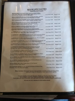 Menu photo 4 Gianni's Ristorante Italiano Everett, WA