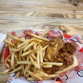 Eugene's Hot Chicken - 3 piece and fries - Food Trucks Near Me - Birmingham, Alabama Eugene's Hot Chicken - 3 piece and fries - Food Trucks Near Me - Birmingham, Alabama