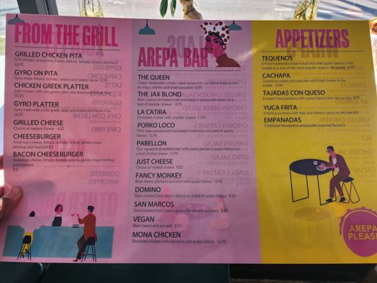Menu photo 7 Arepa Please Atlantic Beach, FL