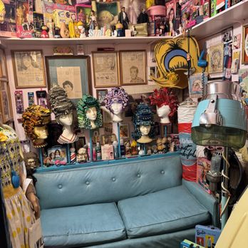 Beauty Bubble Salon and  Museum - Love all the mannequins with colors - Hair Salons Near Me - Joshua Tree, California