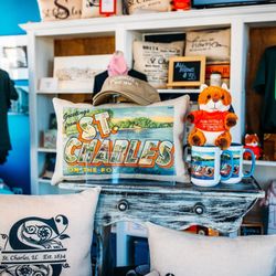 St Charles History Museum - The largest selection of St. Charles souvenirs in town! Mugs, pillows, t-shirts, and more