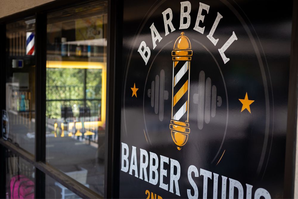 Barbell Barber Studio Logo