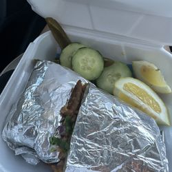 La Piedad Taco Truck - Tripas super burrito