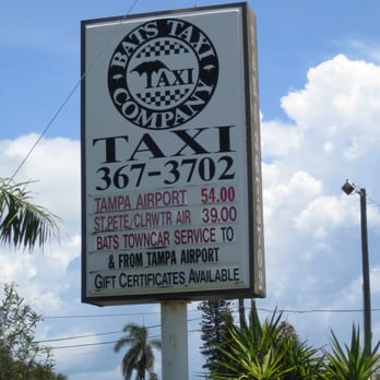 Bats Taxis - Signage (as seen from Gulf Blvd.) - Taxis Near Me - St Pete Beach, Florida Bats Taxis - Signage (as seen from Gulf Blvd.) - Taxis Near Me - St Pete Beach, Florida
