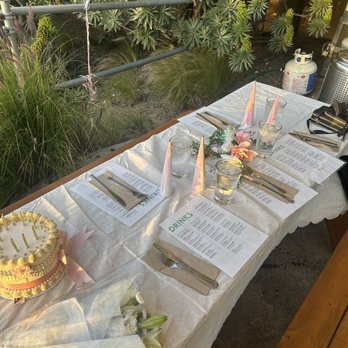 Seabirds Kitchen - outdoor seating and our decorations! - Vegan Near Me - Costa Mesa, California