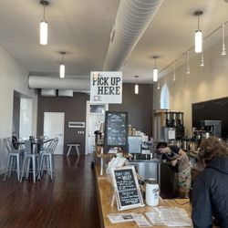 Beans And Beignets - The interior is so modern and sweet