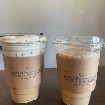 Enchanted Coffee - New London + Iced Vanilla Latte - Coffee & Tea Near Me - Brea, California