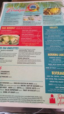 Menu photo 2 Little Margie's FA Cafe Saint Augustine Beach, FL
