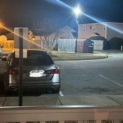 J & P Towing and Transport - the tow driver stated they could not see sticker but why its a street light angled from it clear and bright