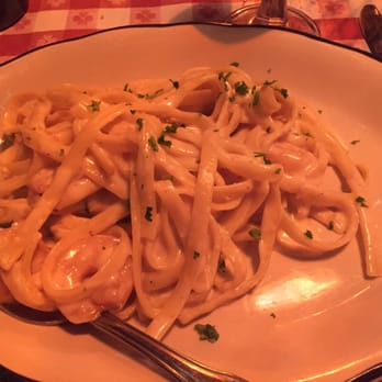 Miceli's Italian Restaurant - My small little fettuccine with shrimp and pink sauce (they didn't make it with pink sauce) for 21.50 - Italian Near Me - Los Angeles, California