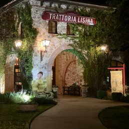Exterior outside entrance of Trattoria Lisina - Entrance. - Driftwood, Texas Exterior outside entrance of Trattoria Lisina - Entrance. - Driftwood, Texas