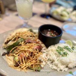 Special of the day: Steak tacos - excellent!