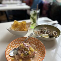 Pikoteo - Ceviche with mango
