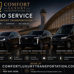 Comfort Luxury Transportation - Vehicles available 24/7