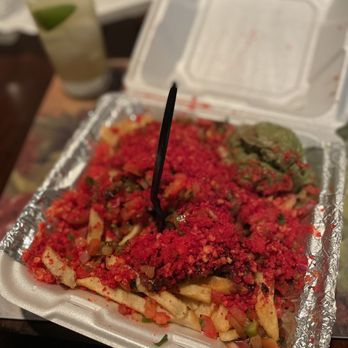 OMG Tacos - Omg Veggie Loaded Fries with hot Cheetos - Tacos Near Me - The Colony, Texas OMG Tacos - Omg Veggie Loaded Fries with hot Cheetos - Tacos Near Me - The Colony, Texas