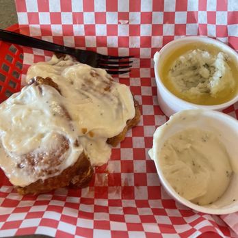 Chicken Shack - Pork Chops with extra gravy and mashed potatoes - Chicken Wings Near Me - Arcadia, Oklahoma