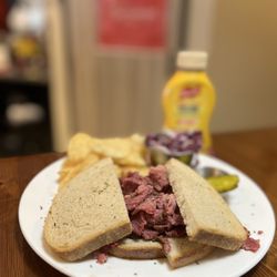 Hathaway's Diner - Montreal Smoked Meat Sandwich. If you're a sandwich kinda fan, this one's for you! The smoked meat is seriously delicious!
