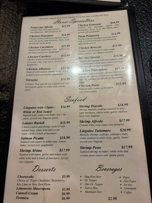 Menu photo 4 Da Vinci's Italian Restaurant Stillwater, OK