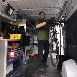 Flathead Bike Fix - Inside the van