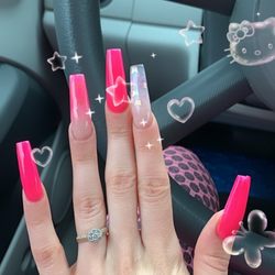 White Sparkle Nails - Another amazing set by Tina