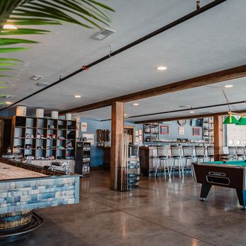 Dry Hills Distillery - Shuffle Board and Pool to be enjoyed in the tasting room - Beer, Wine & Spirits Near Me - Bozeman, Montana