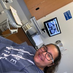 Bright Now Dental & Orthodontics - Ready for her consultation appointment!!