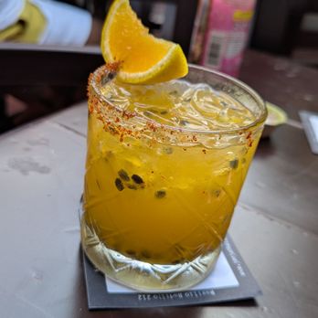 Joe Jack's Fish Shack - Passion fruit margarita! - Seafood Near Me - Puerto Vallarta, JAL