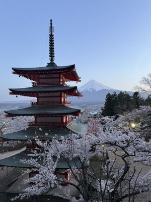 Chureito Pagoda by null