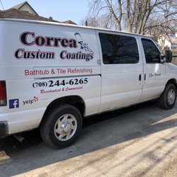 Correa Custom Coatings - Work van