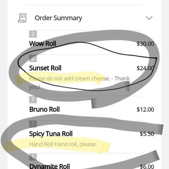 Sushi Factory - My EXPLICIT request for no creamchhese and a Spicy Tuna HAND ROLL. Regular, plain tuna roll sebt out thw door (again). - Japanese Near Me - Columbus, Ohio Sushi Factory - My EXPLICIT request for no creamchhese and a Spicy Tuna HAND ROLL. Regular, plain tuna roll sebt out thw door (again). - Japanese Near Me - Columbus, Ohio