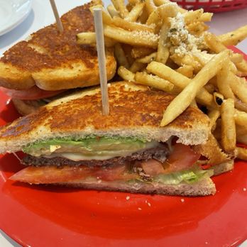 Ruby's Diner - Super Burger with Garlic Fries - Diners Near Me - Tustin, California Ruby's Diner - Super Burger with Garlic Fries - Diners Near Me - Tustin, California