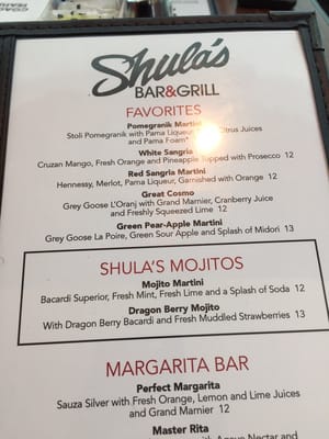 Menu photo 2 Shula's Bar & Grill Jacksonville, FL
