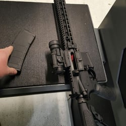 Kings Gun Center - One of the 2 ARs at the rental counter.