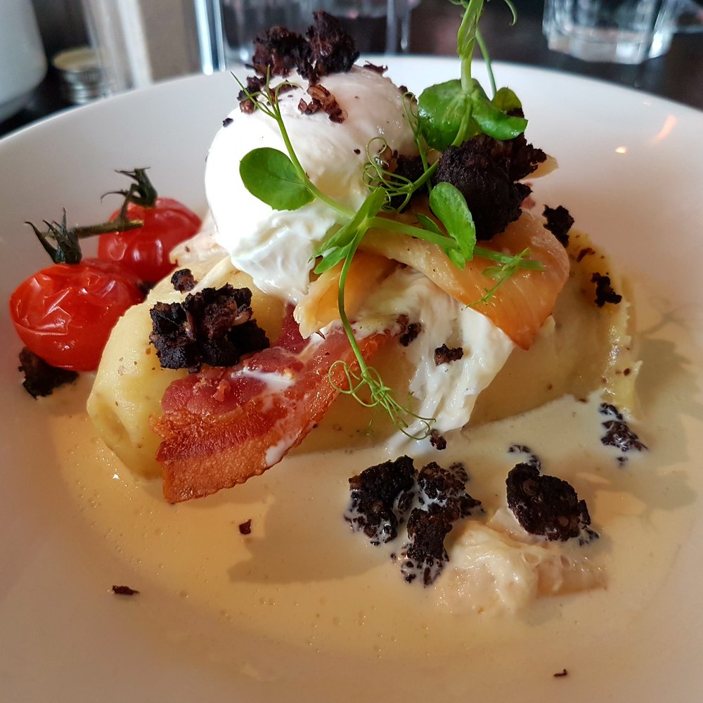 Poached haddock, tasty but lack of balance Poached haddock, tasty but lack of balance