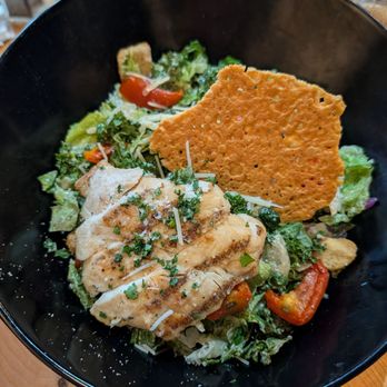 Gordie's Bar - Kale Caesar salad with full order of chicken - American Near Me - Saginaw, Michigan Gordie's Bar - Kale Caesar salad with full order of chicken - American Near Me - Saginaw, Michigan
