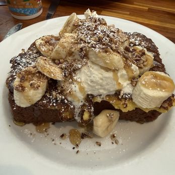 Phoebe's Diner - Bananas Foster French Toast (the regular French toast was better) - Diners Near Me - Austin, Texas