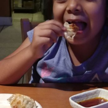 Opus Sushi - My niece chowing on Gyoza - Japanese Near Me - Arcadia, California Opus Sushi - My niece chowing on Gyoza - Japanese Near Me - Arcadia, California