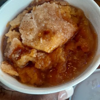 A and J's Catfish Station - Peach cobbler was - Seafood Near Me - Memphis, Tennessee
