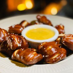 Widow's Tavern And Grille - Happy hour pretzel bites.