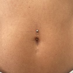 New Flower Studio - John re-pierced my navel :)