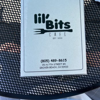 Lil'Bits - Front Menu - American Near Me - Grover Beach, California