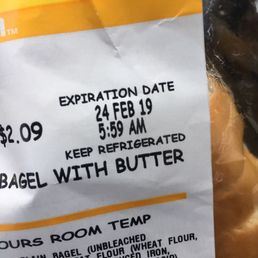 Expired bagel