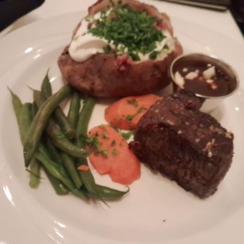Duke's Steakhouse - 6oz filet that was very good and the baked potato was also delish - Steakhouses Near Me - Carson City, Nevada