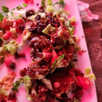Ruby Slipper Pensacola - Fried Green Tomatoes Appitizer topped with Bacon bits. - Breakfast & Brunch Near Me - Pensacola, Florida Ruby Slipper Pensacola - Fried Green Tomatoes Appitizer topped with Bacon bits. - Breakfast & Brunch Near Me - Pensacola, Florida
