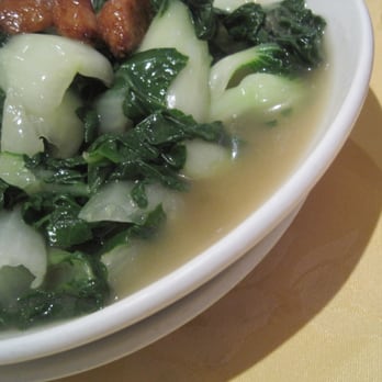 Dynasty Chinese Cuisine - Baby bok choy with garlic broth. - Dim Sum Near Me - Toronto, Ontario