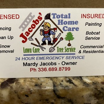 Jacob's Total Home Care - Business Card - Tree Services Near Me Jacob's Total Home Care - Business Card - Tree Services Near Me