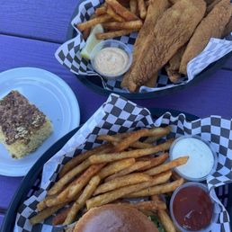 Soft shell crab burger