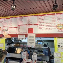 Boss Burgers and Gyros - Menu as of August 2023