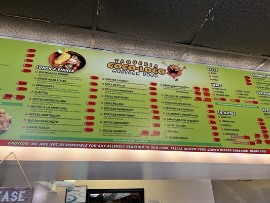Menu photo 1 Taqueria Coco Loco Chalmette, LA